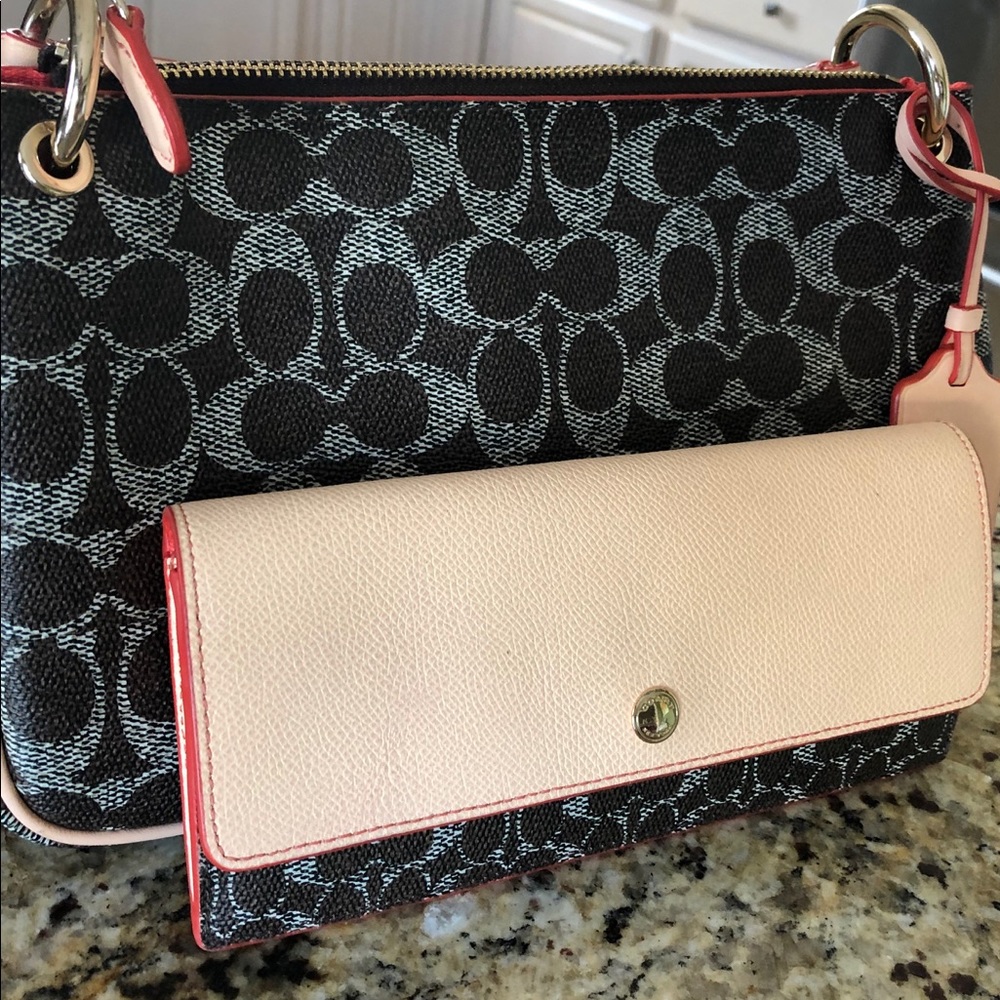 Coach Charley crossbody/shoulder bag, with wallet.